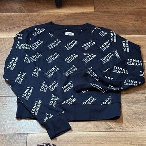 Tommy Jeans Navy Logo Sweater new without tags